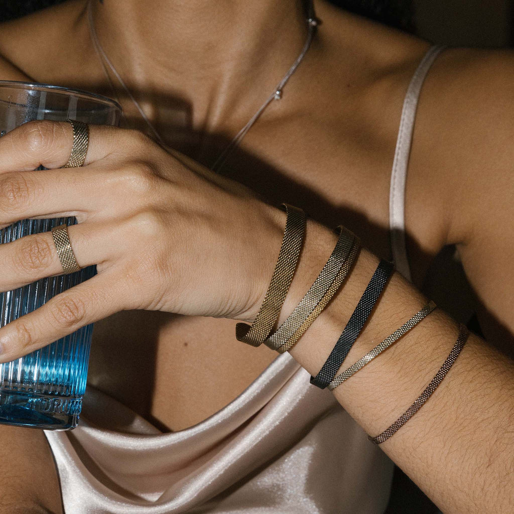 Mesh Cuff Bracelet Mesh Cuff &LIVY