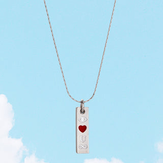 Eye Heart You Infinity- Expandable Necklace