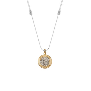 Saint Michael Chain Slider Necklace