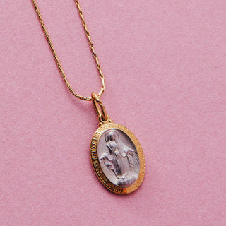 Mother Mary Chain Slider Necklace