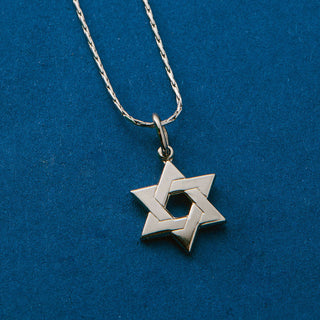 Star of David Chain Slider Necklace