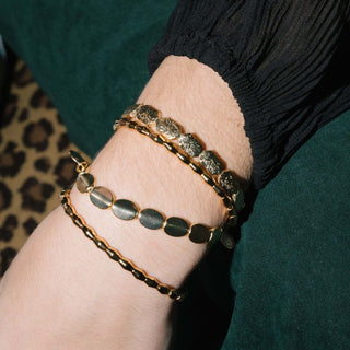 Everything's Copacetic Beaded Stretch Bracelet