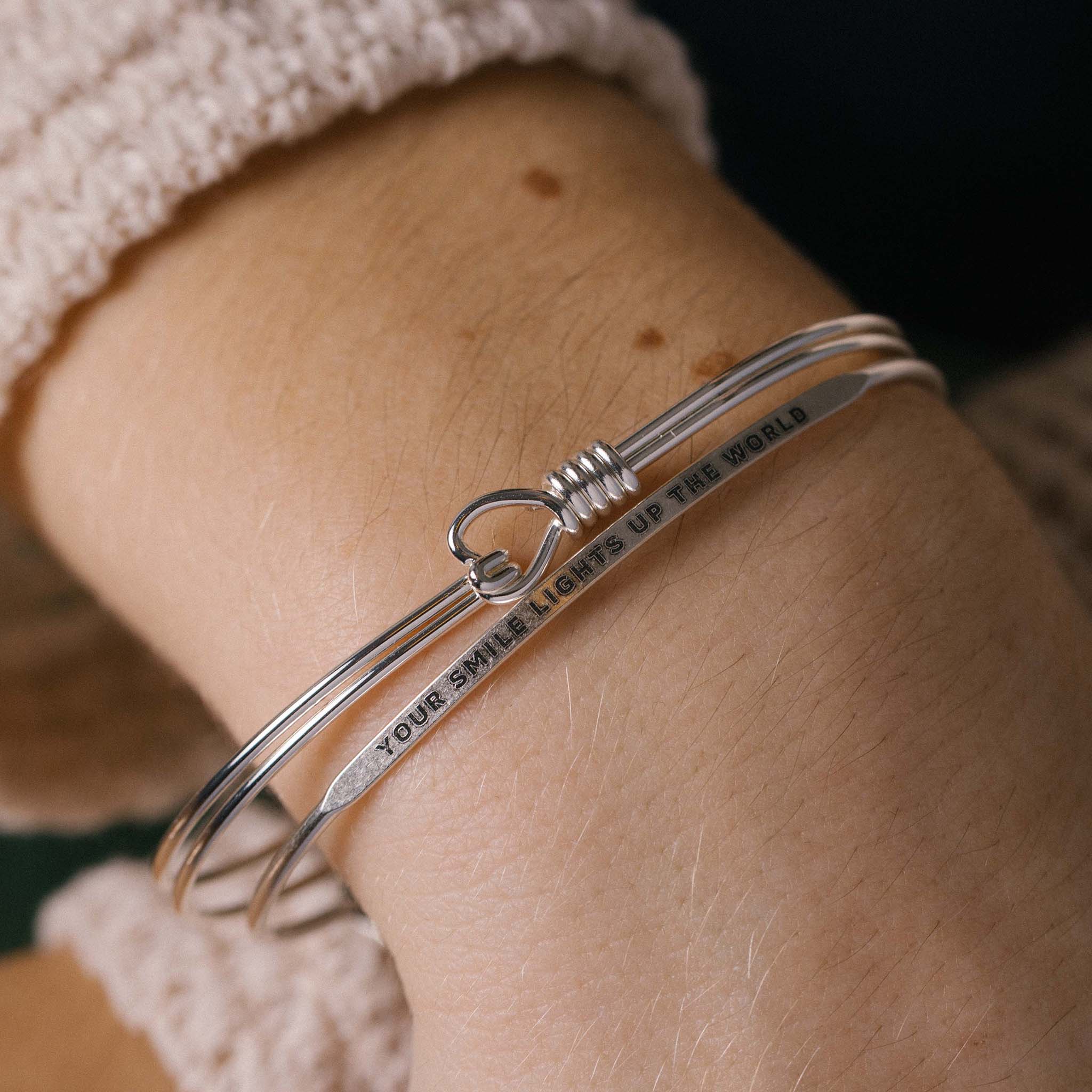 Knot Pin Cross Cuff Silver Plated Bracelets, Pin Silver Bracelet, Knot  Silver Bracelet, Cross Silver Bracelet, Silver Cuff Bracelets