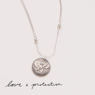 Mother Mary + Archangel Michael Protection Necklace