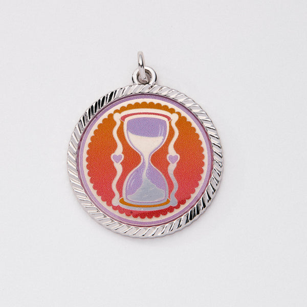 Time’s On Your Side Hourglass Charm