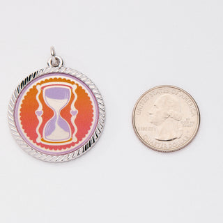 Time’s On Your Side Hourglass Charm