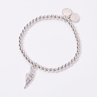 Angel Wing Stretch Beaded Bracelet