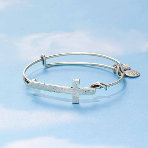 Cross Expandable Bangle | &LIVY