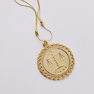 Zodiac Slider Chain Neckace