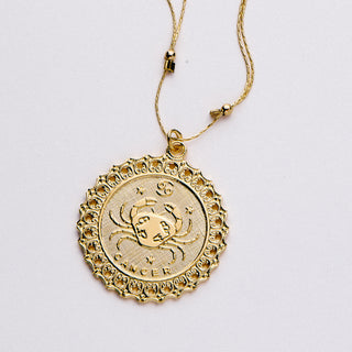 Zodiac Slider Chain Neckace