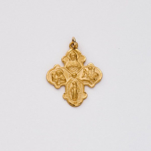 Large 4-Way Cross Charm