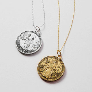 Mother Mary & Archangel Gabriel Guidance Chain Necklace