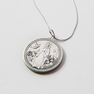 Mother Mary & Archangel Raphael Healing Chain Necklace