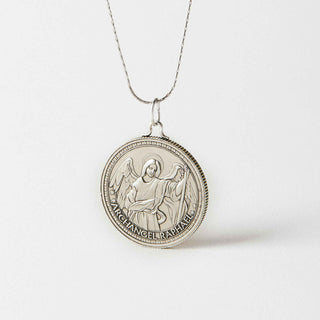 Mother Mary & Archangel Raphael Healing Chain Necklace