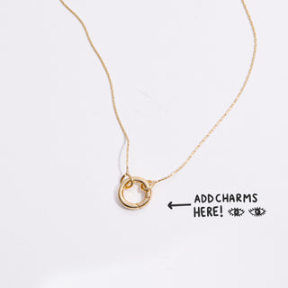 Expandable Intention Chain Charm Necklace