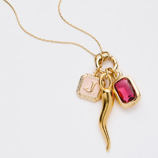 Expandable Intention Chain Charm Necklace