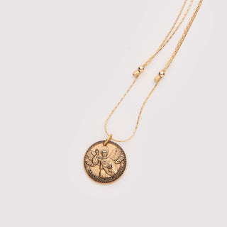 Mother Mary & Archangel Gabriel Guidance Chain Necklace
