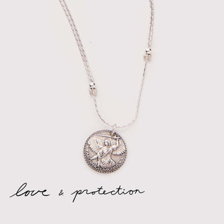 Mother Mary & Archangel Michael Protection Chain Necklace