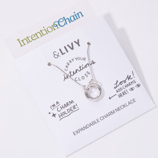 Expandable Intention Chain Charm Necklace