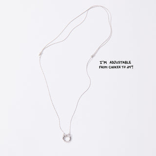 Expandable Intention Chain Charm Necklace