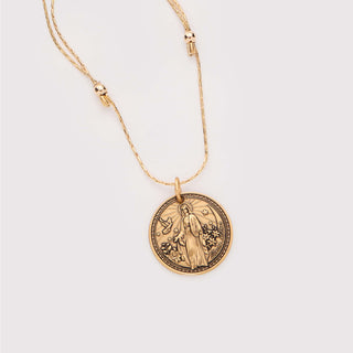 Mother Mary & Archangel Michael Protection Chain Necklace