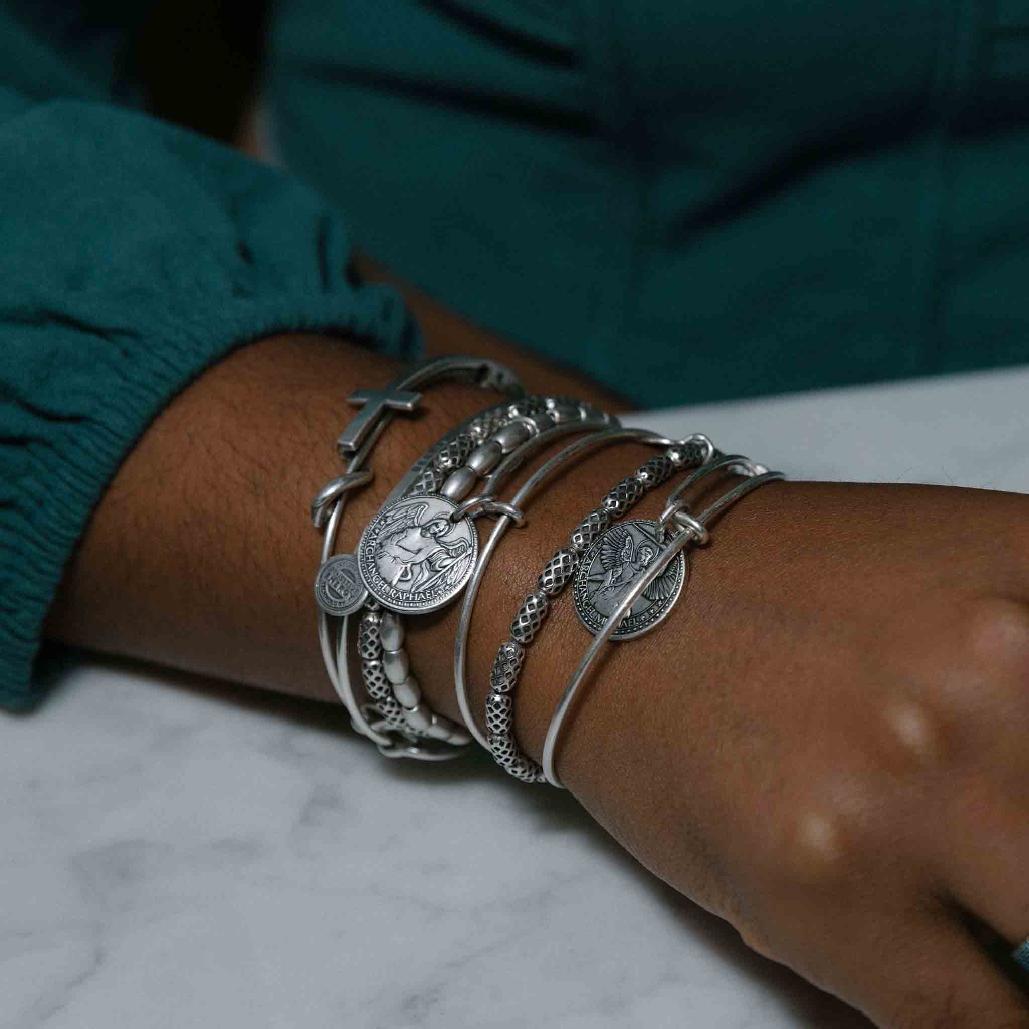 Mother Mary Archangel Raphael Healing Bangle