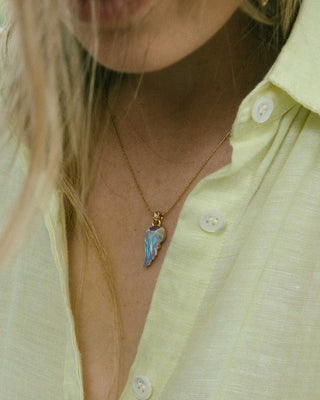 Crystal Wing Expandable Necklace