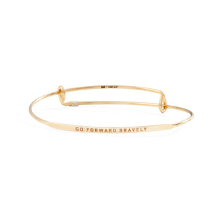 Go Forward Bravely Bangle