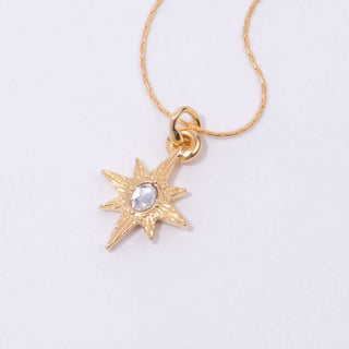 Gold North Star Necklace