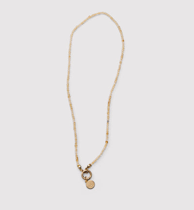 Citrine Tiny Gem Strand Intention Necklace