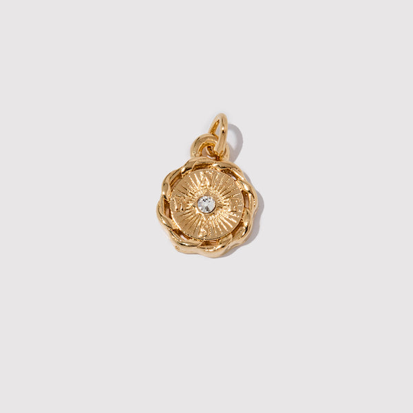 Course-Correcting Compass Mini Charm