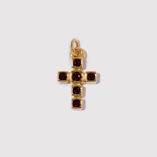 Crystal Cross Charm