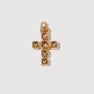 Crystal Cross Charm