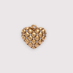 The Quilted Heart Charm