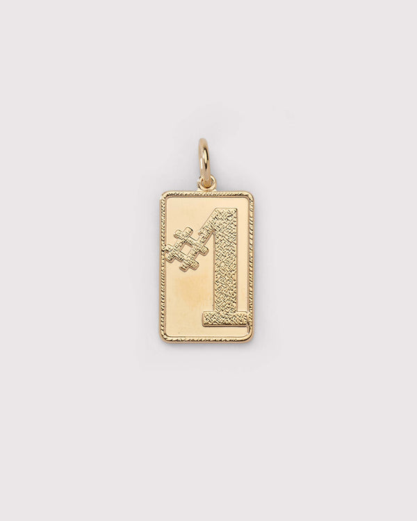 #1 Rectangular Charm