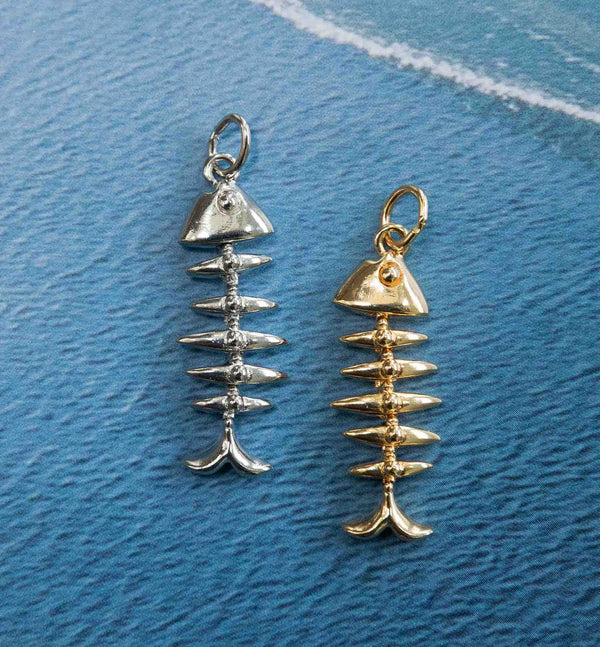 The Skeleton Fish Charm