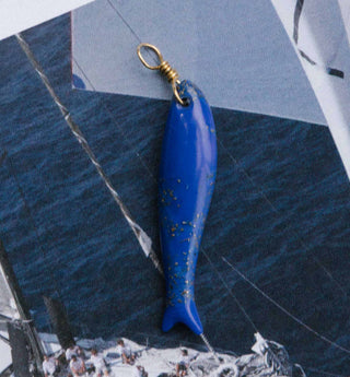 The Gemstone Fish Charm