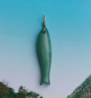 The Gemstone Fish Charm