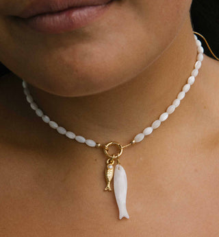 The Gemstone Fish Charm