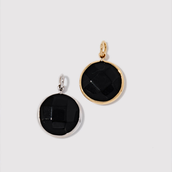 Round Onyx Charm