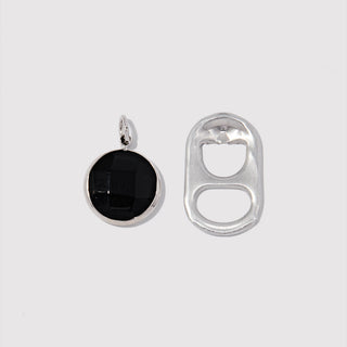 Round Onyx Charm