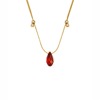 Light Prism Crystal Necklace Sliders