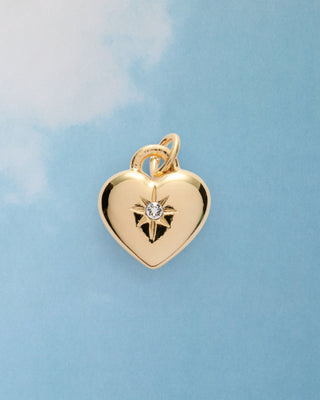 Divinely Guided Heart Charm