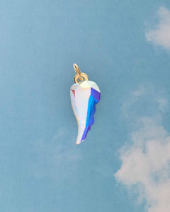 Crystal Angel Wing Charm