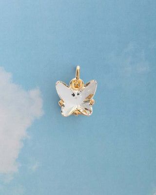 Crystal Butterfly Charm