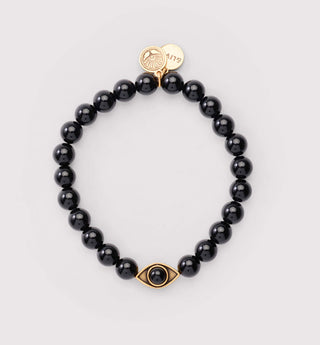Divine Grounding Onyx Stretch Bracelet