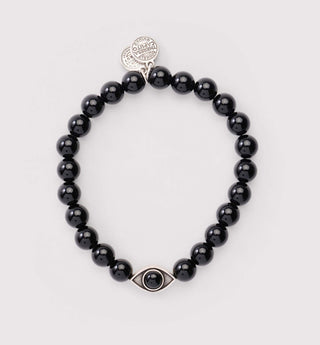Divine Grounding Onyx Stretch Bracelet