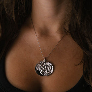 Lord’s Prayer Peek-A-Boo Prayer Medallion Necklace