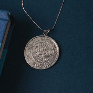 Faith Can Work Miracles Chain Slider Necklace