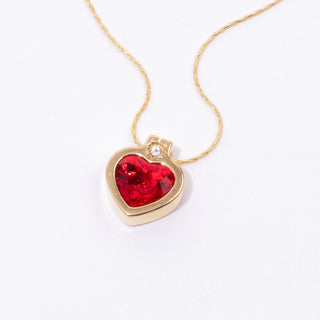 Crystal Heart to Heart Expandable Necklace